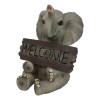 Jungle Wildlife Welcome Safari Savanna Elephant Calf with Trunk Up