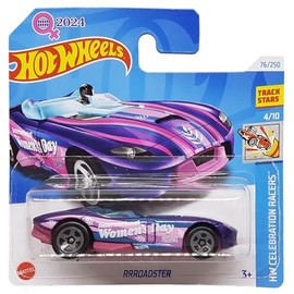 Hot Wheels - RRRoadster - HW Celebration Racers 4/10 - HRY98 - Short Card - Track Stars - International Women's Day - Mattel 2024-1:64