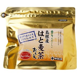 Nakamura Tea Shop Hato Barley Tea Produced in Shimane Prefecture, Grated 0.2 oz (6 g) x 18 Packets