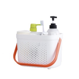 Antetek A-XINTONG Portable Shower Caddy with Handle Plastic Storage Basket Shower Organizer Bin for Bathroom, Kitchen, College Dorm Room, Home, Hotel