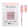 MelodySusie Pack of 50 Nail Drill Bits Small Sanding Bands