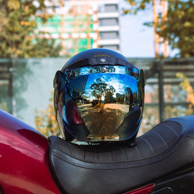 Soman 3 Snap Bubble Visors, Snap On Bubble Face Shield