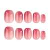 Red Bean Gradient Soft Gel Press On Nails 24PCS –