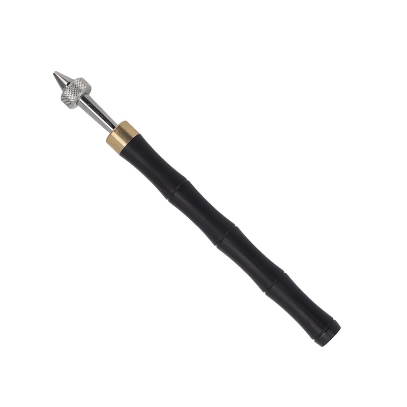 Pin Vise Hand Drill Wooden Handle Comfortable Grip Portable Pin