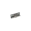 Roto Centro striker/striking plate, silver