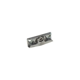 Roto Centro striker/striking plate, silver