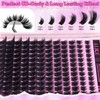 ALICE Lash Clusters Wispy Volume Eyelash Clusters with 2 Spikes