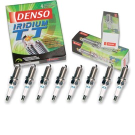 8 pc DENSO Iridium TT Spark Plugs compatible with Toyota Tundra 4.6L 5.7L V8 2007-2017 Ignition Wire Secondary