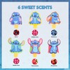 Stitch 6 Pack Fruit Flavored Lip Gloss Pucker Pop Set,