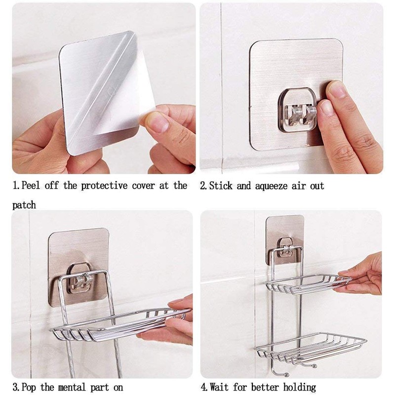 Lele 3 Color Soap Dishes,Leaf-Shaped Shower Soap bar Holder with