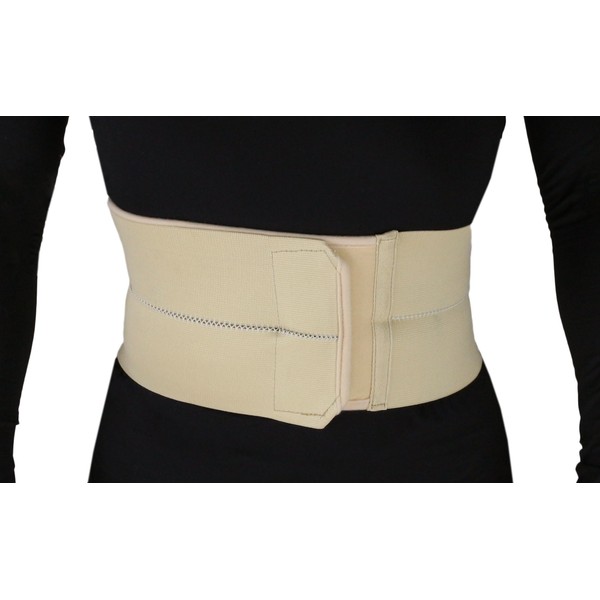 ObboMed® MB-2200L 2-Panel Elastic Postpartum Girdle/Postoperative Abdominal Binder Belt, Injuries Support, Post Pregnancy, Post-Surgical, Hernia, Belly Wrap Brace–Trimming Waist (L: 39 – 43 inches)