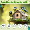 Ensayeer 4 Pack Predator Guards for Birdhouses, Strong Wooden Birdhouse