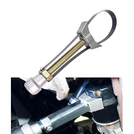 Flaconi Car oil filter key, oil filter wrench, oil filter wrench, oil filter key, adjustable oil filter key with metal strap, suitable for cars, trucks