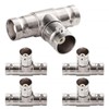 KUOQIY 5 pieces 3-way BNC female to female adapter, BNC