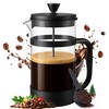 Utopia Kitchen Borosilicate Glass French Press Coffee Maker 34 oz,