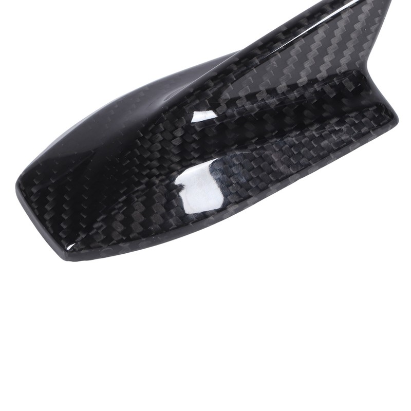 Carbon Fiber Roof Antenna Cover Auto Replacement Accessory Fit for
