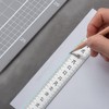 Hegebeck Stainless Steel Metric/Inch Straight Ruler 30cm/12 Inch Double Sided