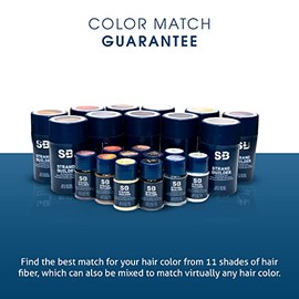 Strand Builder Hair Fibers for Thinning Hair and Hair Loss, Natural Keratin Hair Building Fibers, Undetectable Hair Thickener for Men or Women, 15g (Auburn)