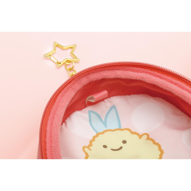 San-X CA44206 Sumikko Gurashi Plush Pouch Shrimp Furano Tail