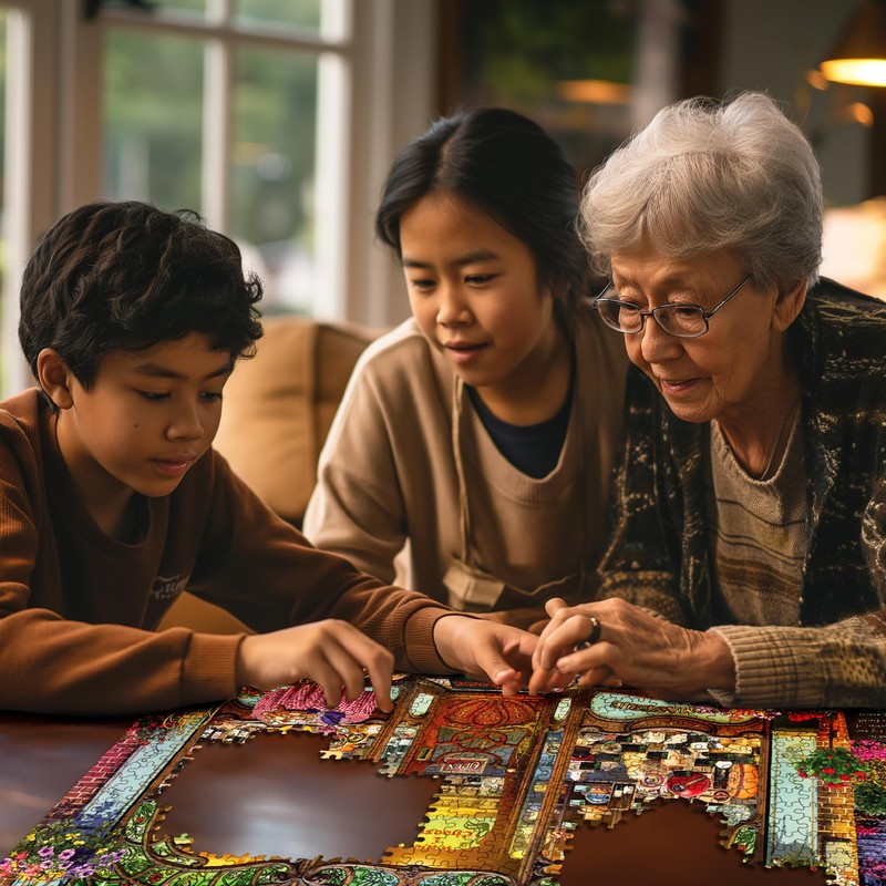 White Mountain Puzzles Wine and Cheese Shop 1000 Piece Puzzle,