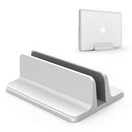 Laptop Stand Vertical Storage Holder Width Adjustable Aluminum Alloy Material OBENRI Vertical Laptop Stand Designed for MacBook Pro Air Mini Clamshell Mode & All Notepc