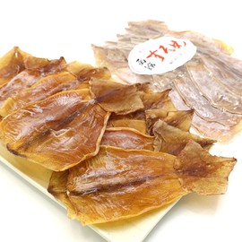 Plume, Additive-free, Domestically Produced, No Geso, 6.3 oz (180 g), Hakodate, Surume Squid, Vacuum Pack, Number of Pieces, Uneven Size, Dharma, Squid, Hokkaido, Japanese Squid