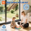 MAGZO Door Draft Stopper 30 Inches, 2 Pack Weighted Triangular