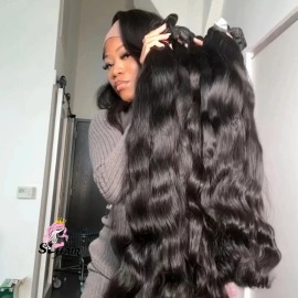 Raw Cambodian Human Hair Natural Wave 100 Unprocessed Raw Cuticle Aligned Hair Curly Bundlescolor: 1pc Nature wave, Stretched Length: 16 Inches