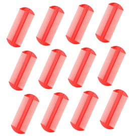 SAFIGLE 12pcs Anti-Static Fine-Toothed Double-Sided Combs Set for Dandruff Detection Portable Hair Grooming Tools for Pets and Humans Random Color