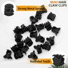 Coufce 24 Pcs Mini Claw Clip Frosted Black Tiny Hair