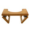 AmazerBath 7 Inches Bamboo Toilet Stool Squat for Adult, Foldable