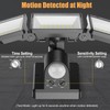 YTKIH LED Spotlight with Motion Sensor Outdoor, 6000 lm, 38
