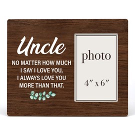 Uncle Gifts From Niece Nephew, to My Uncle Photo Frame Best Uncle Gifts, Uncle I Love You Picture Frame (4x6 Inch Photo)