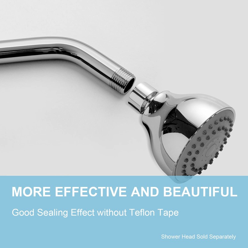 OFFO Shower Arm with Flange, 6 Inches Wall Mount Replacement