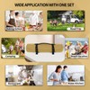 lelezone Chef Knife Roll Bag, Waterproof Waxed Canvas Knife Case