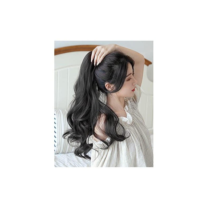 ZJchao Extensión de Cabello de Caballo, 18 de Caballo Rizada