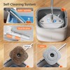 KZKR Spin Mop and Bucket Set with Self Separation Dirty