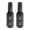 HARFINGTON 2pcs T25 Torx Screwdriver Bit 1/4" Hex Shank 25mm/1"