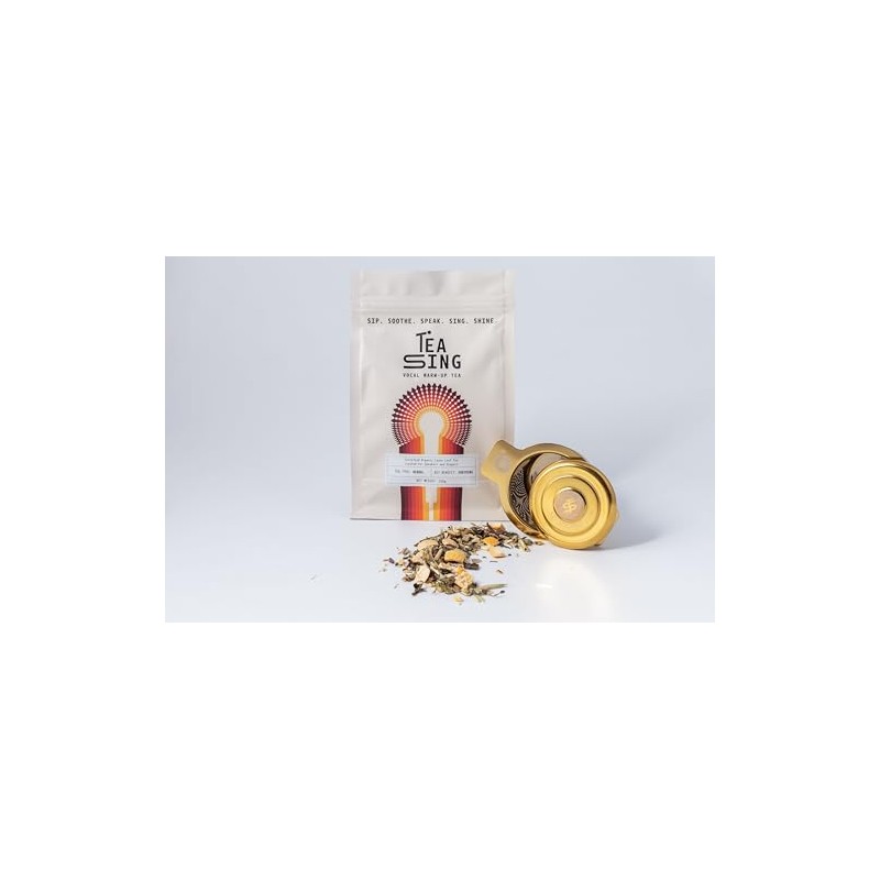 Tea-Sing Gold Tea Strainer – Loose Leaf Tea Infuser with
