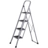 SEGAWE 4 Step Ladder Folding Step Stool with Wide Anti-Slip