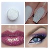 Iridescent Micro glitter White Sparkle Shimmer Effect Dust Powder Nail