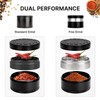 Dual Purpose 3" Inch Large Spice Dual Grinder, Including Fine