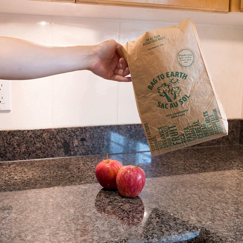Bag to Earth -Kitchen Food Waste Bag, Set of 2