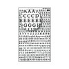 Decadry Certificate Paper – 5 Sheets of Letters & Numbers