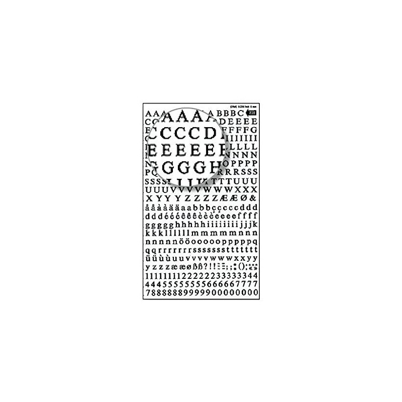 Decadry Certificate Paper – 5 Sheets of Letters & Numbers