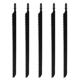 EMSea Jigsaw Blades T1044D T-Shank Jigsaw Blade 250 mm 6 TPI Tooth Profile Pack of 5
