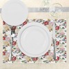 Ambesonne Shabby Flora Place Mats Set of 4, Summer Spring