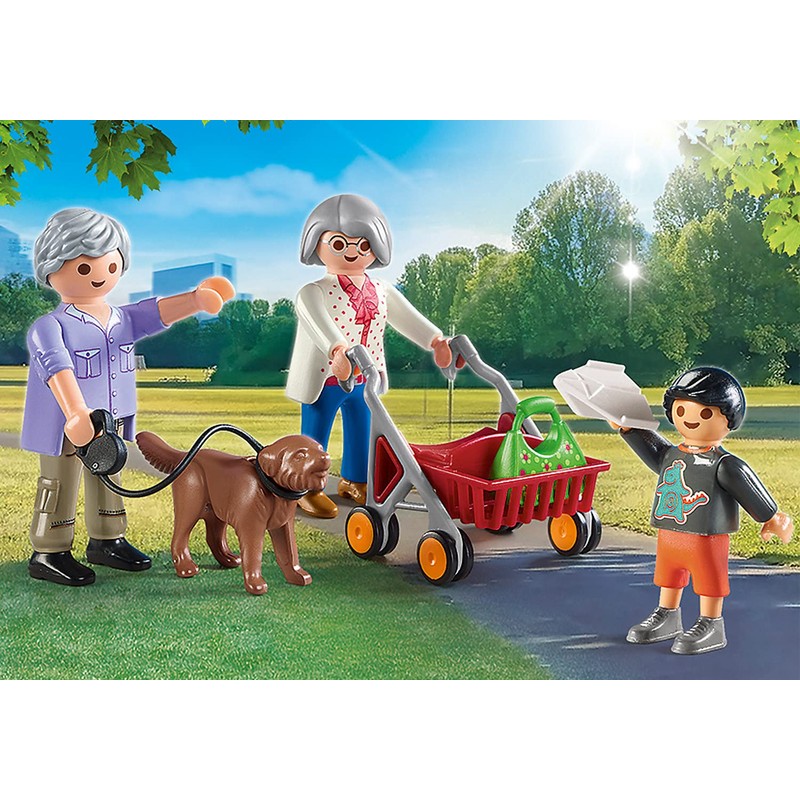 Playmobil Grandparents with Child
