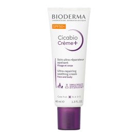 Bioderma Cicabio SPF50+ Cream - Repairing, Soothing & Protecting Cream with SPF 50+, Limits the Risk of Hyperpigmentation & Repairs Skin Exposed to Sun 40 ml