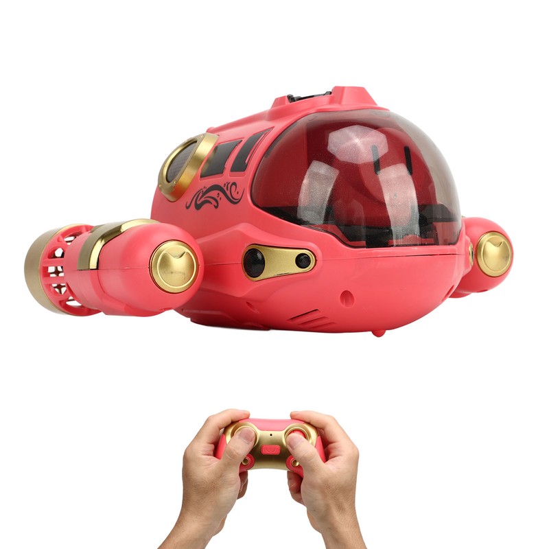 Remote Control Motorboat with 500mah Battery Submarine Spray Gasboat for